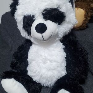 Plush Panda Stuffed Animal - Black and White